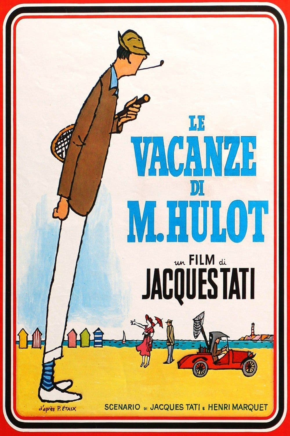 Poster for Le Vacanze di Monsieur Hulot