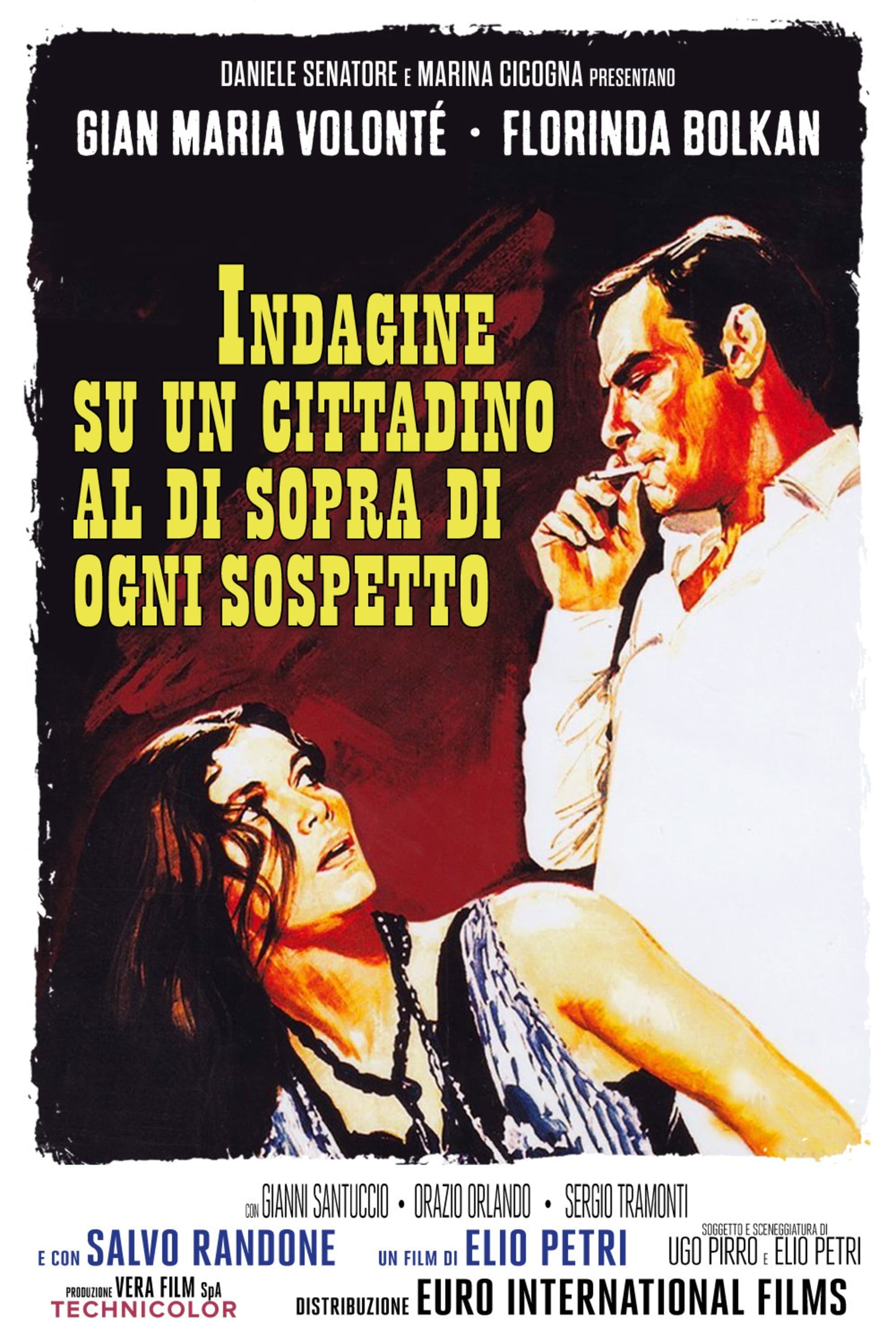 Poster for Indagine su un cittadino al di sopra di ogni sospetto