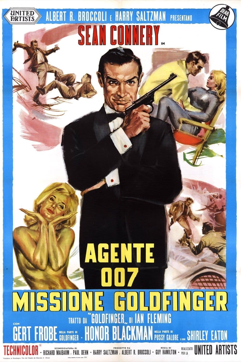 Poster for Agente 007, Missione Goldfinger