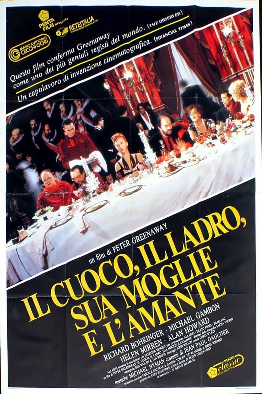 Poster for Il Cuoco, il Ladro, sua Moglie e l'Amante