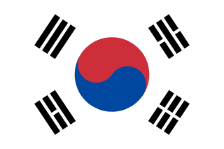 Bandiera di South Korea