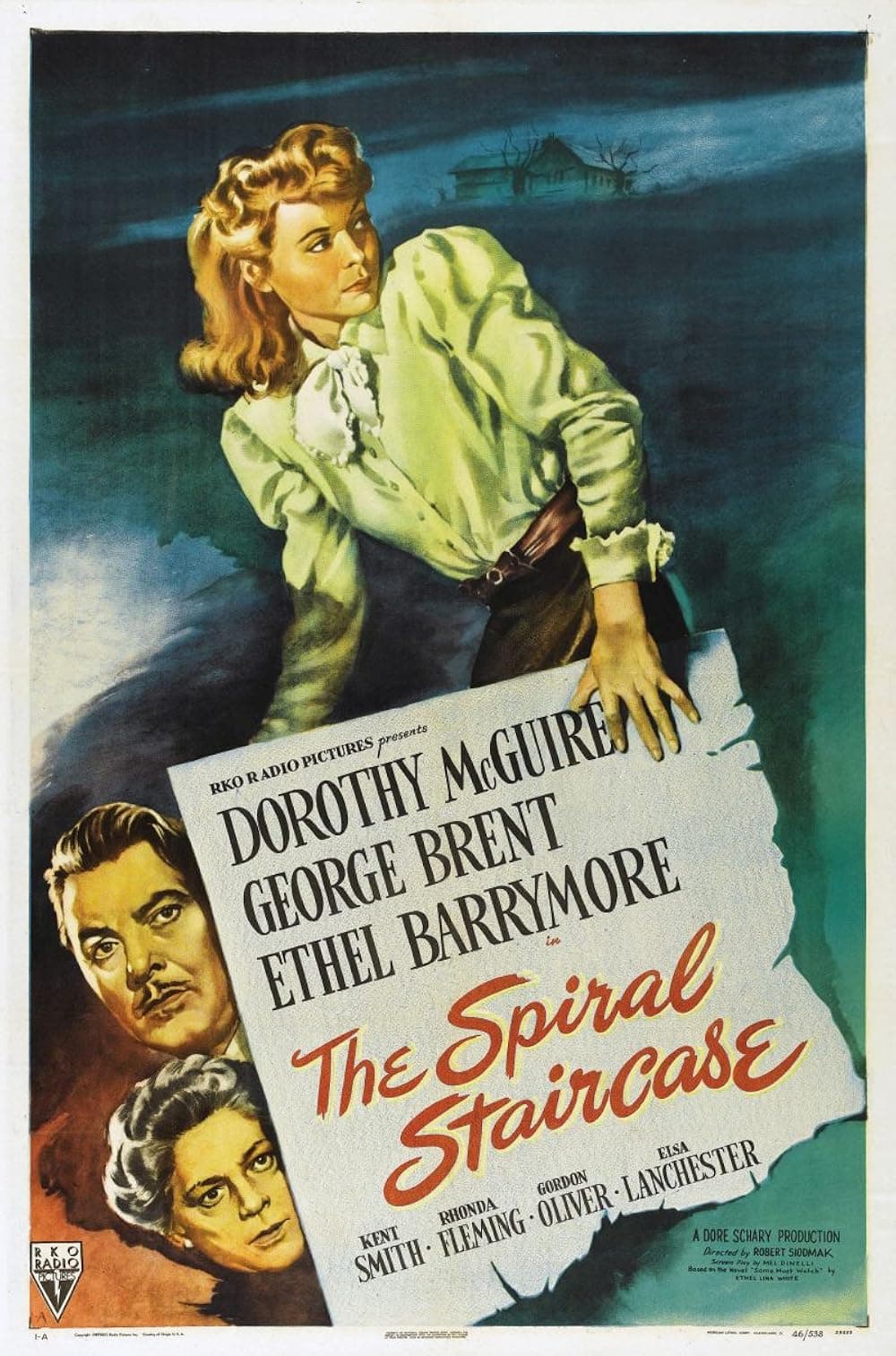 Poster for The Spiral Staircase