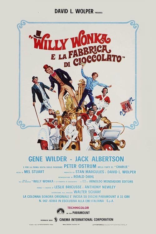 Poster for Willy Wonka e la fabbrica di cioccolato
