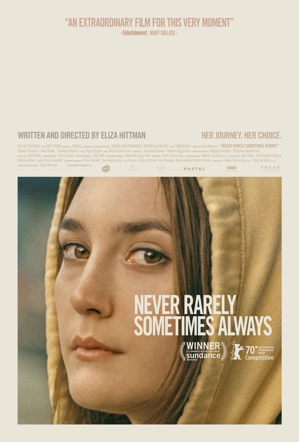 Poster for Never Rarely Sometimes Always
