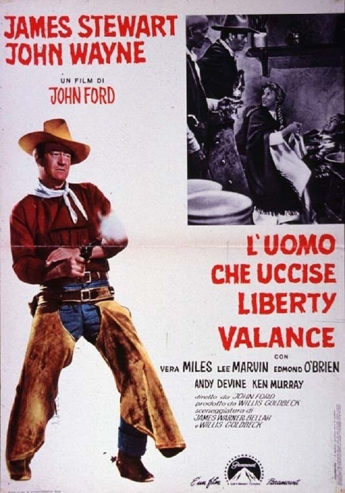 Poster for L'uomo che Uccise Liberty Valance