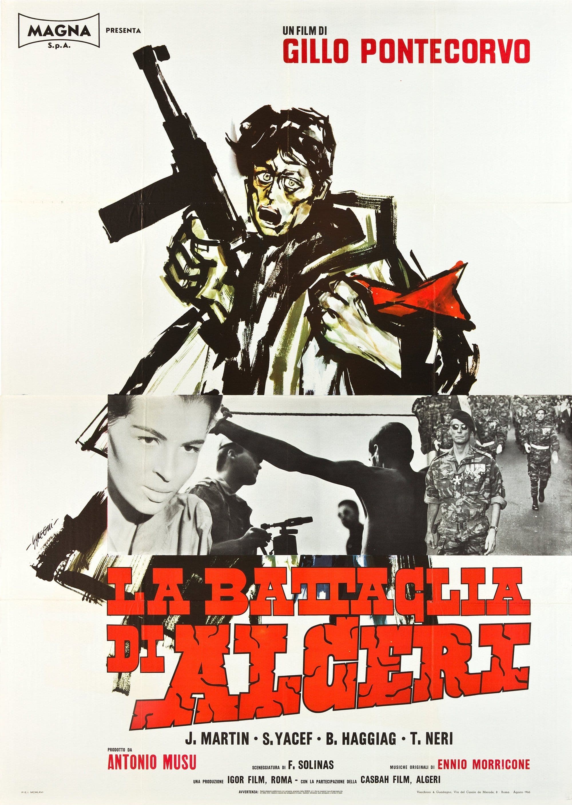Poster for La Battaglia di Algeri