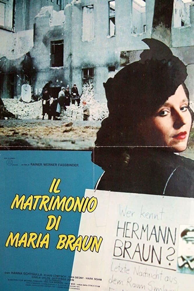 Poster for Il Matrimonio di Maria Braun