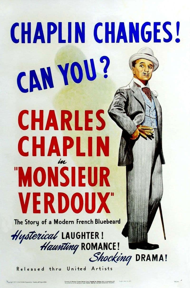 Poster for Monsieur Verdoux