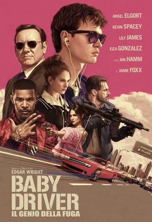 Poster for Baby Driver - Il genio della fuga